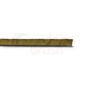 Gordon Brush Height 3" No. 4 Channel Strip Brush - .008" Brass Bristle Diameter 44777
